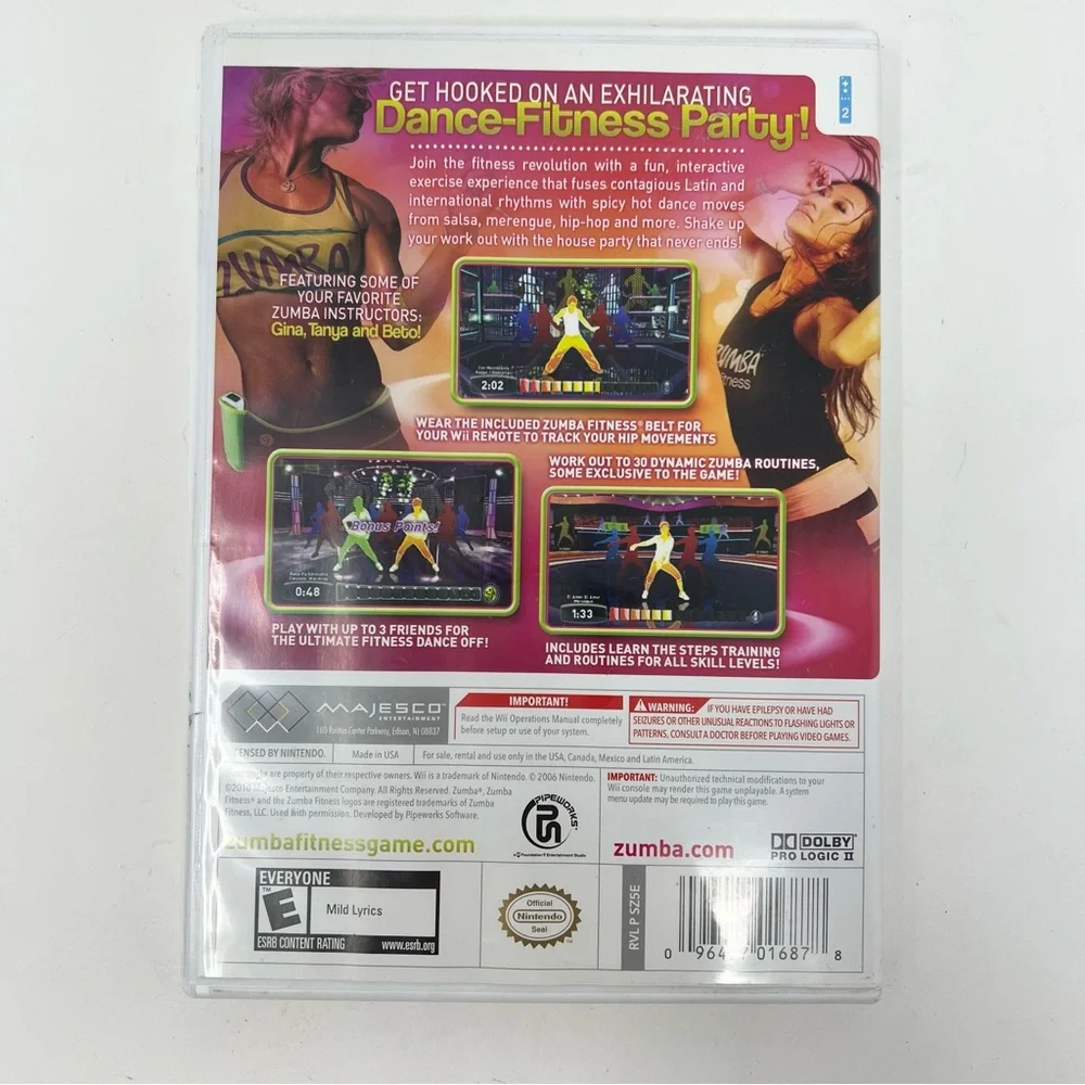 Wii Zumba Fitness Party Game